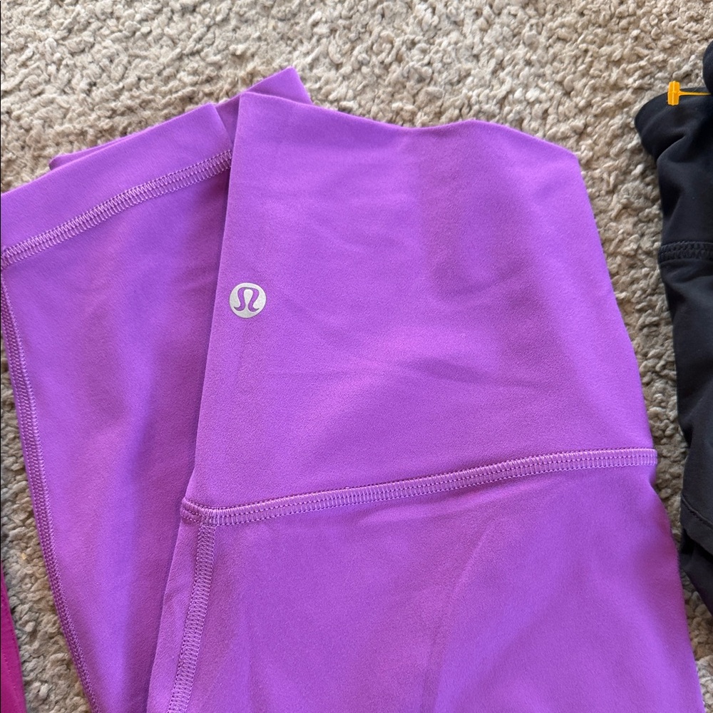 lululemon athletica Black, Magenta and Purple Leggings Set - Picture 9 of 10